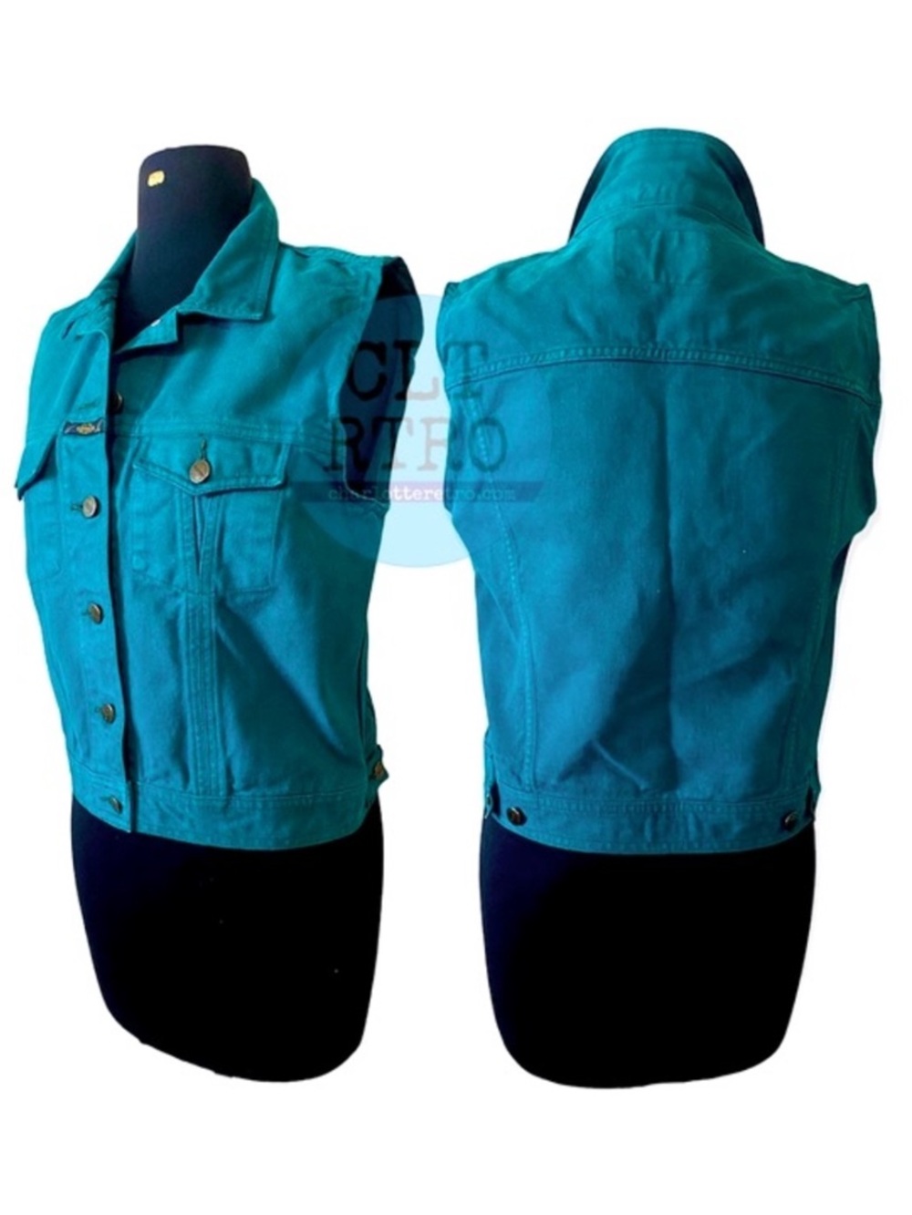 90s vtg Marithe & Francois Girbaud • Denim Vest • (36)